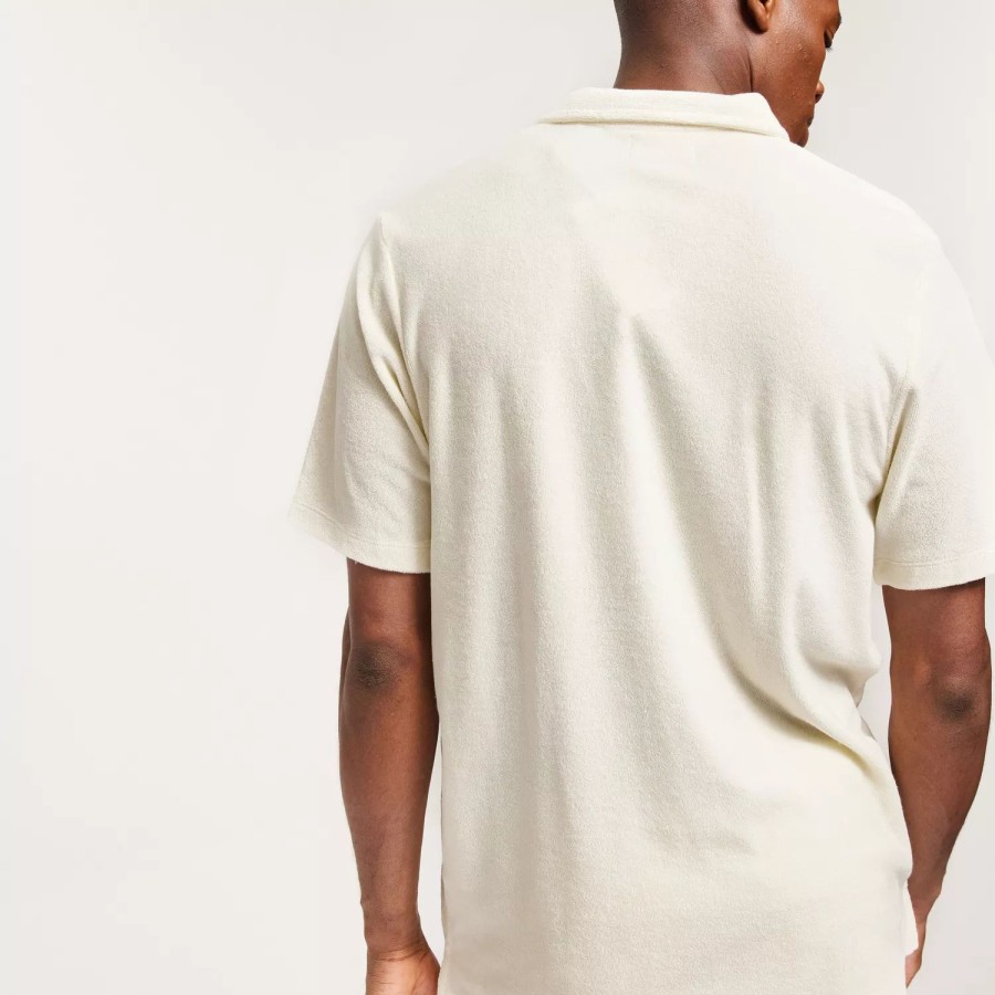 Toj Jack & Jones | Jorterry Ss Split Polo Cloud Dancer