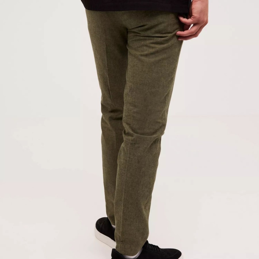 Toj Jack & Jones | Jprlinen Trouser Slim Fit Ln Olive Night Slim Fit