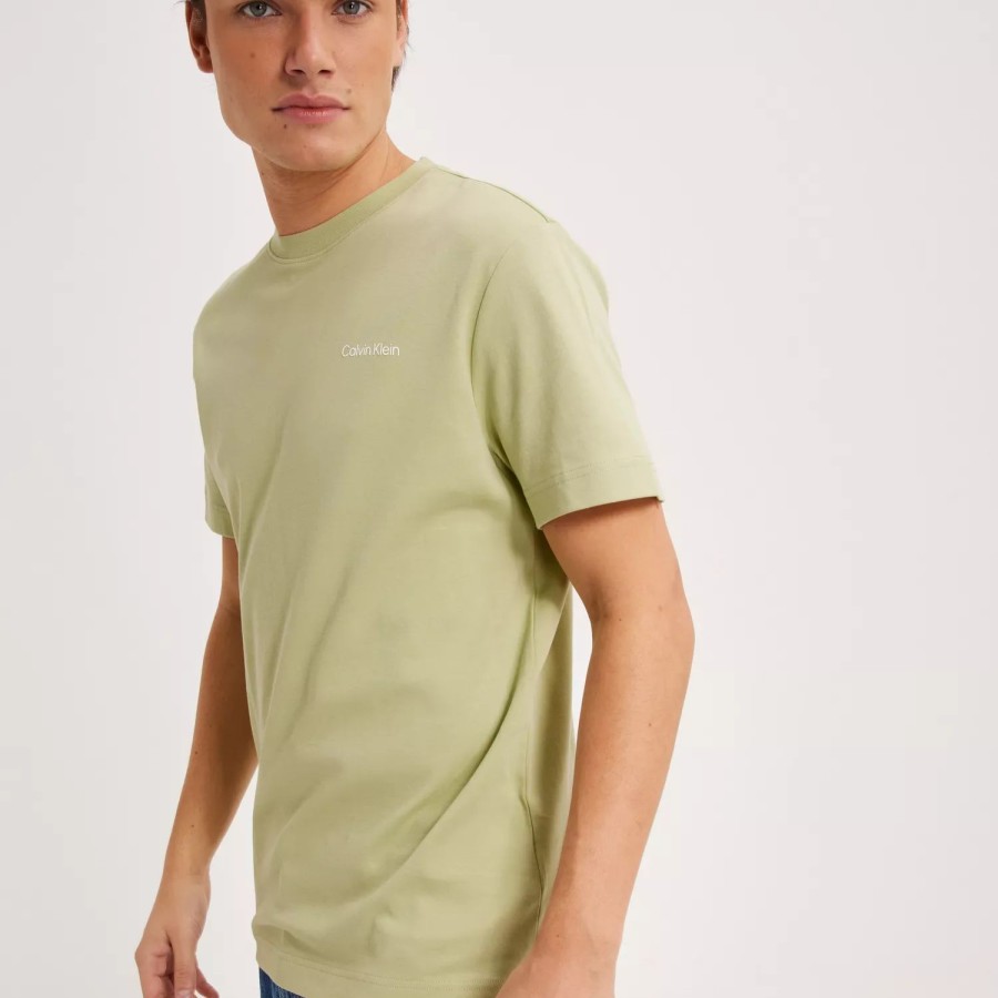 Toj Calvin Klein | Micro Logo Interlock T-Shirt Herb Tea