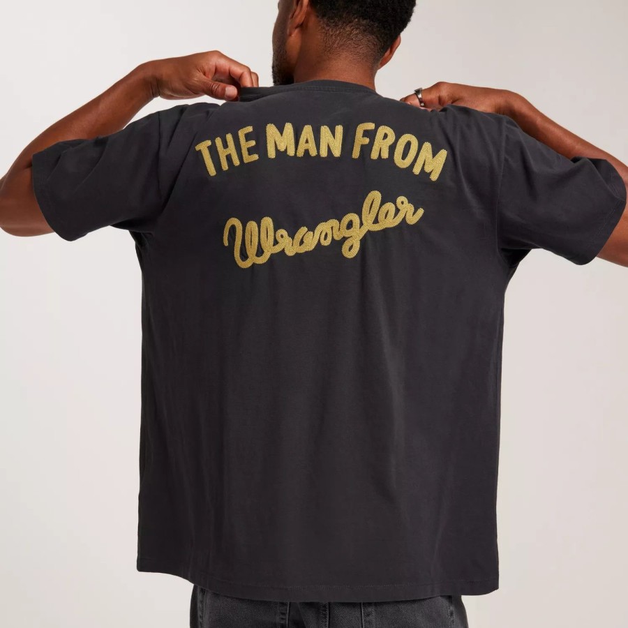 Toj Wrangler | Slogan Tee Faded Black