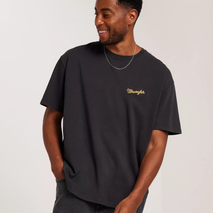 Toj Wrangler | Slogan Tee Faded Black