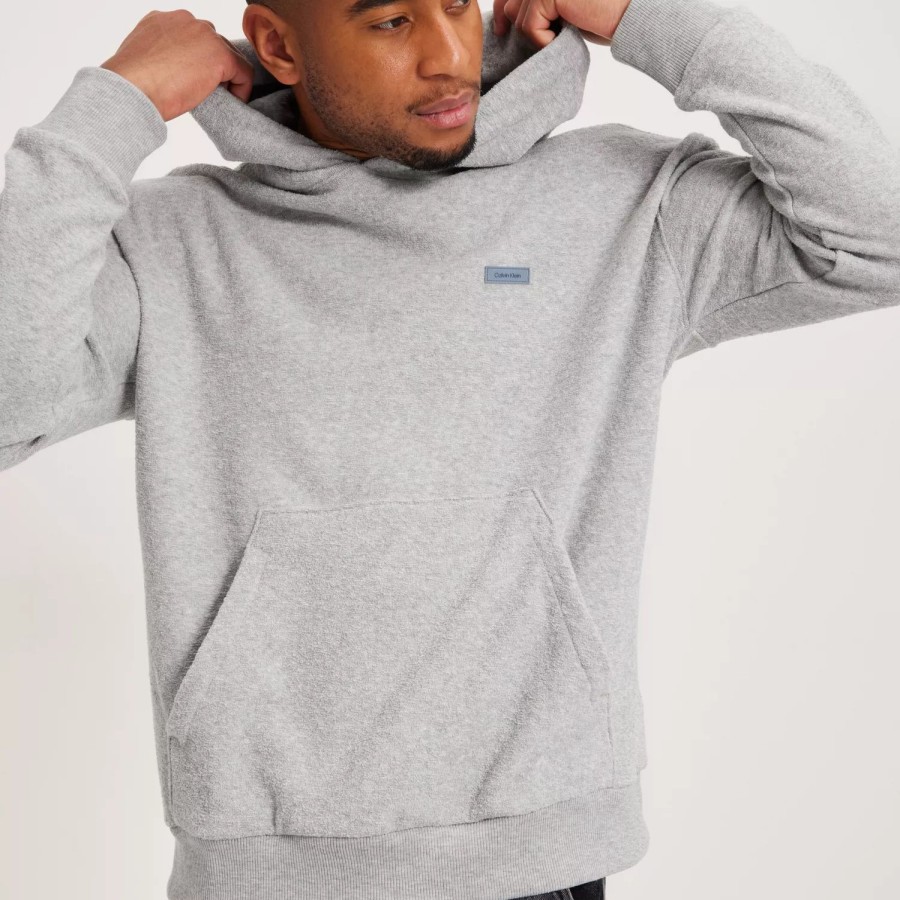 Toj Calvin Klein | Boucle Fleece Comfort Hoodie Grey