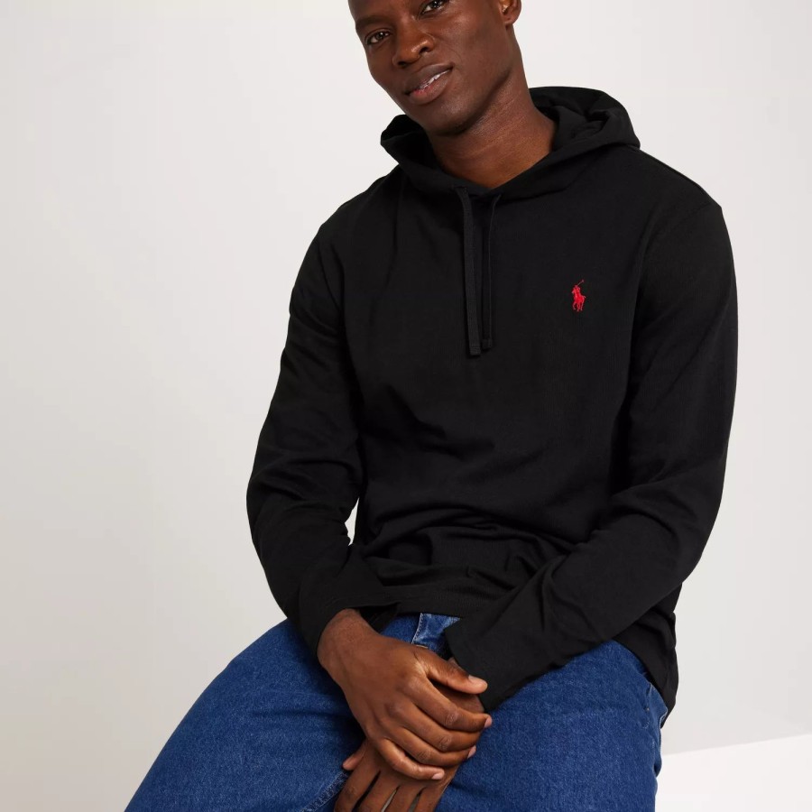 Toj Polo Ralph Lauren | Lspohoodm6-Long Sleeve-T-Shirt Black