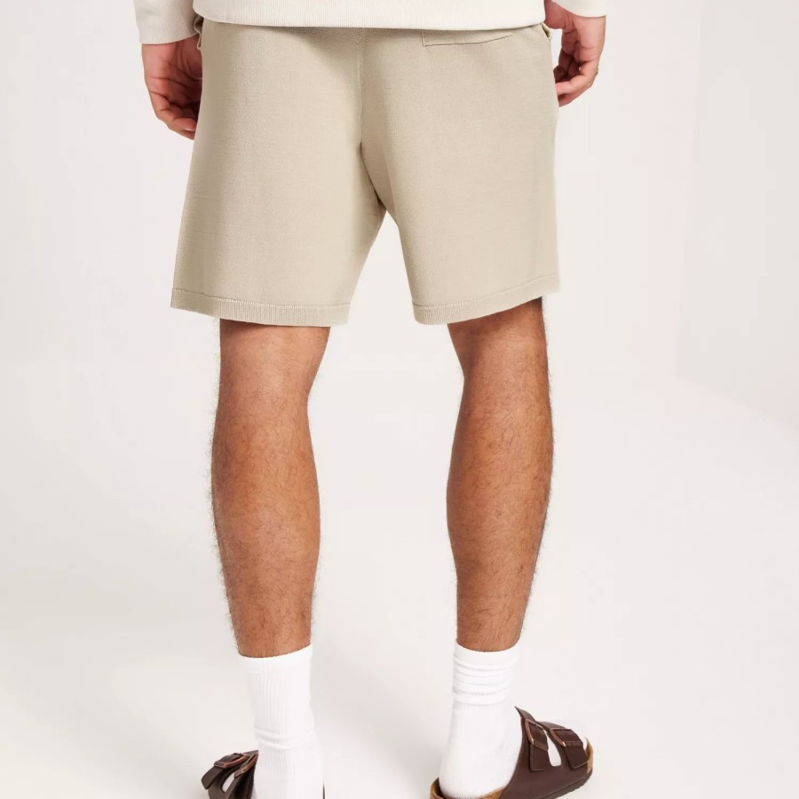 Toj Selected Homme | Slhteller Knit Shorts W Oatmeal