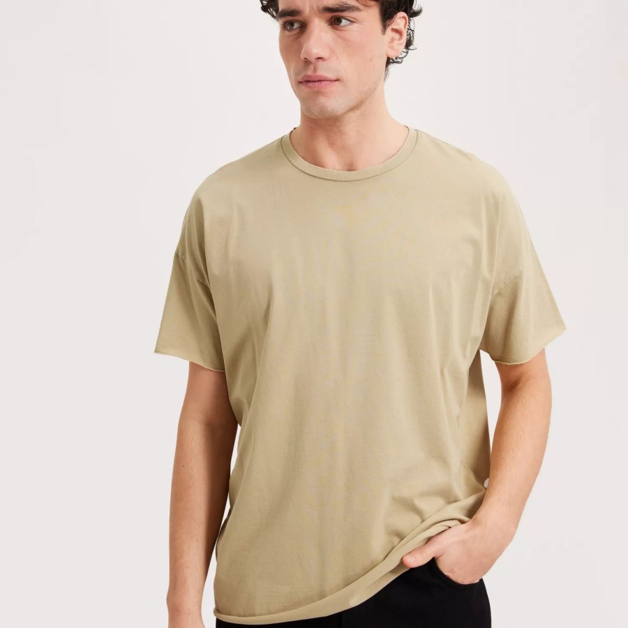 Toj Selected Homme | Slhsunye Loose Ss Tee Ex Eucalyptus