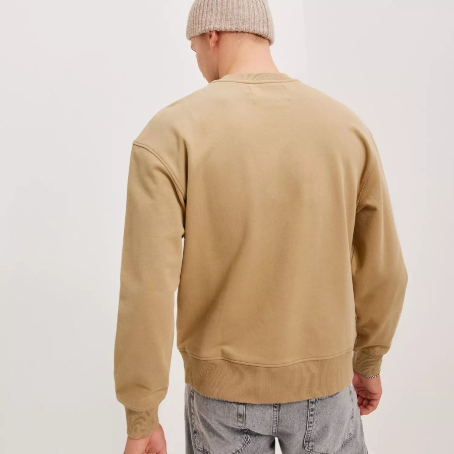 Toj Calvin Klein Jeans | Shrunken Badge Crew Neck Travertine