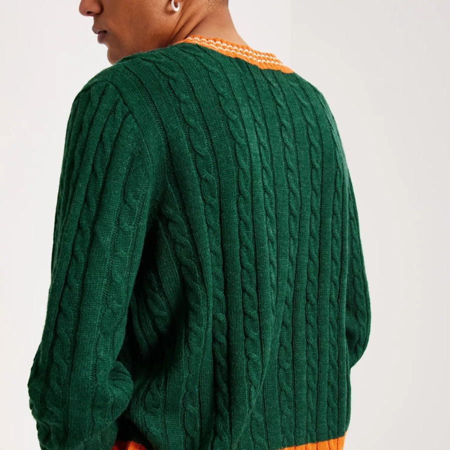 Toj Denim Project | Dpbrenton V Neck Knit Dark Green