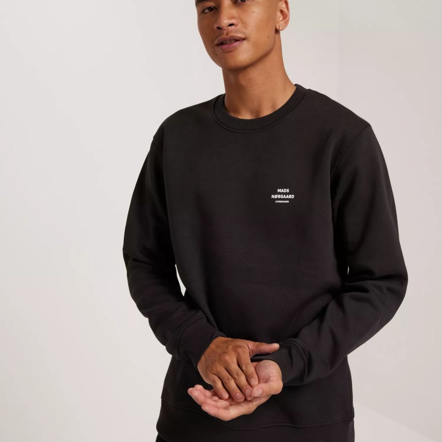 Toj Mads N酶rgaard | Standard Crew Logo Sweat Deep Well