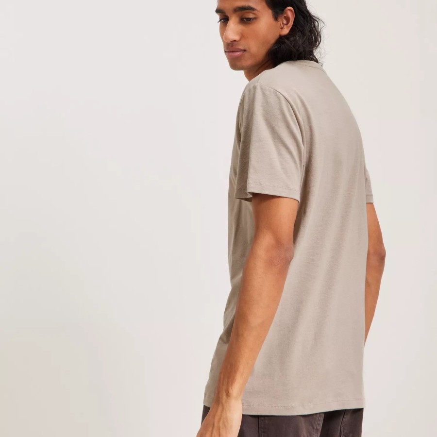 Toj Selected Homme | Slhpan Linen Ss O-Neck Tee W Pure Cashmere