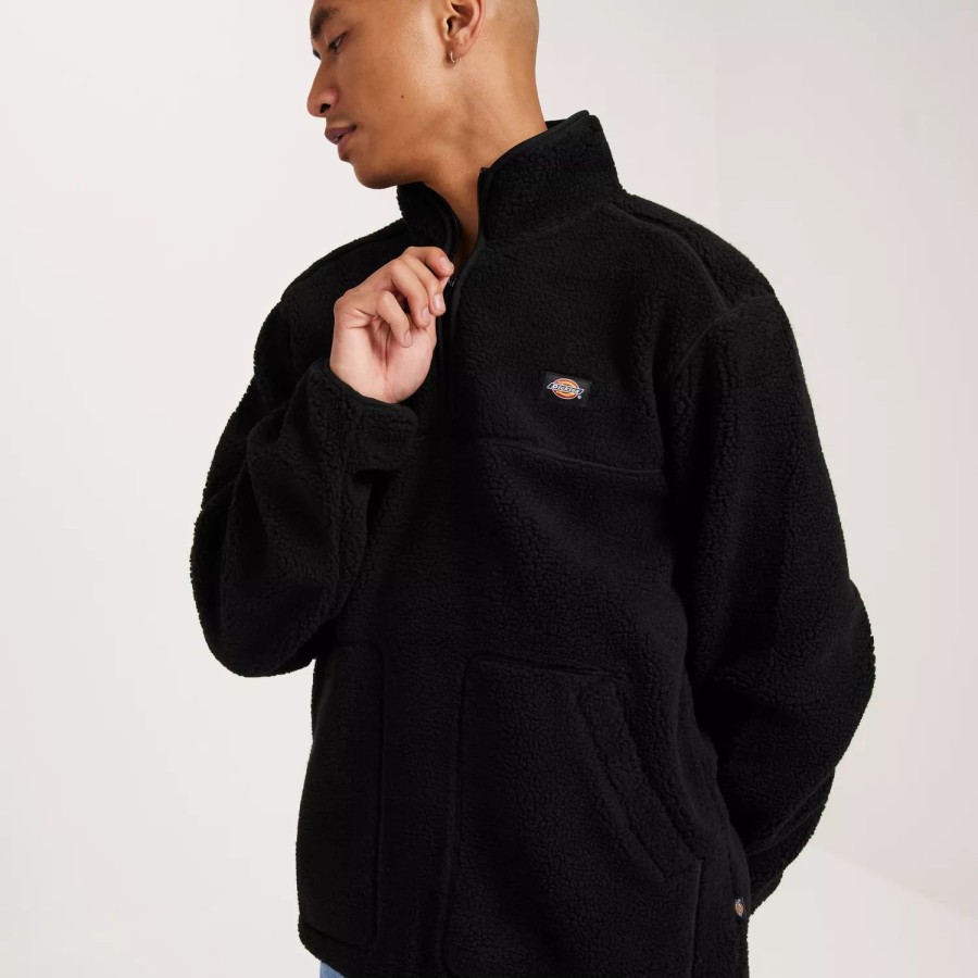 Toj Dickies | Mount Hope Quarter Zip Black