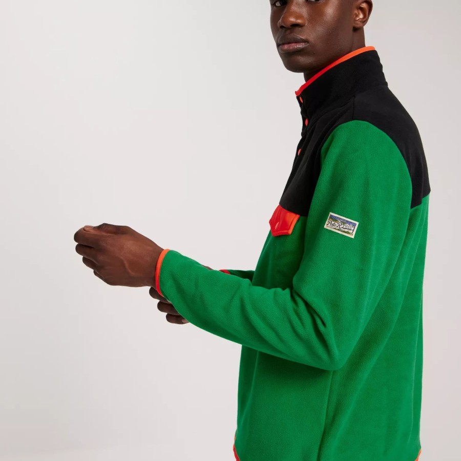 Toj Polo Ralph Lauren | Lssnapmockm1-Long Sleeve-Sweatshirt Green