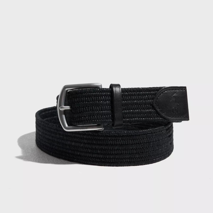 Accessories Polo Ralph Lauren | Braid Strtch-Casual-Medium Black