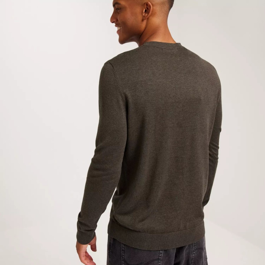 Toj Selected Homme | Slhberg Crew Neck Noos Demitasse Melange