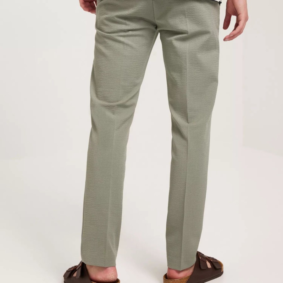 Toj Selected Homme | Slhslim-Corby Seersucker Trs Flex B Desert Sage