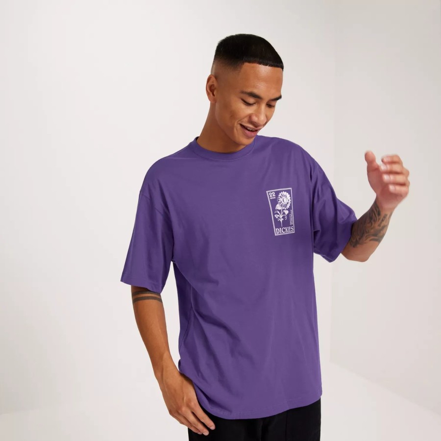 Toj Dickies | Garden Plain Tee Ss Purple