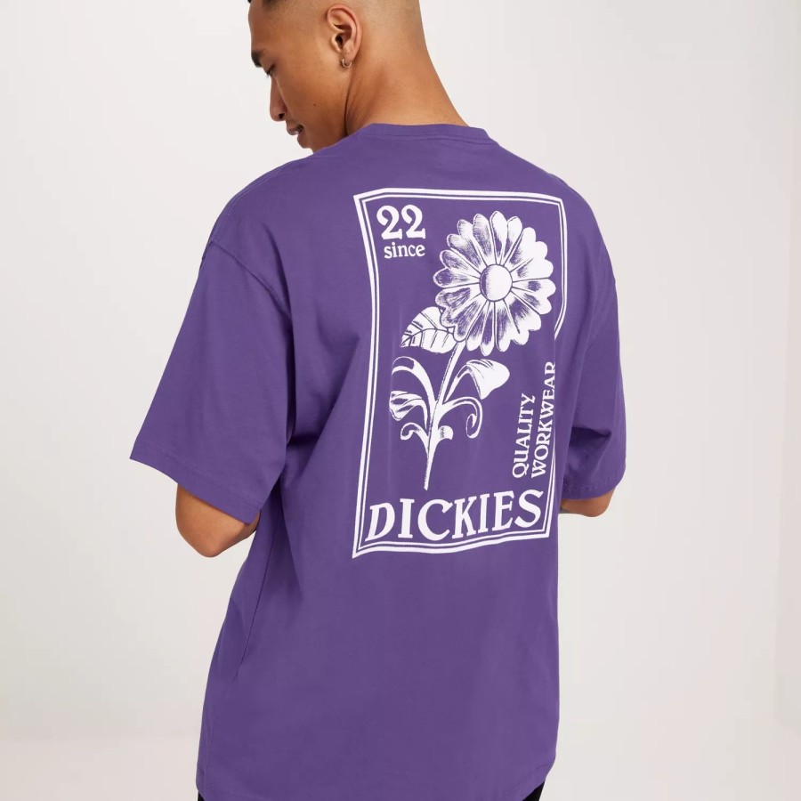 Toj Dickies | Garden Plain Tee Ss Purple