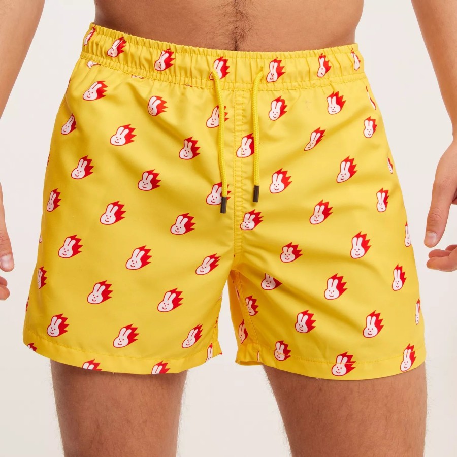 Toj Happy Socks | Bunny Swimshorts Yellow