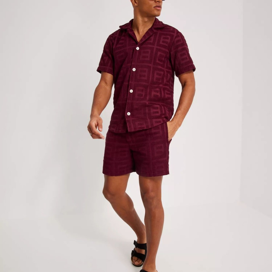 Toj OAS | Terry Shorts Burgundy