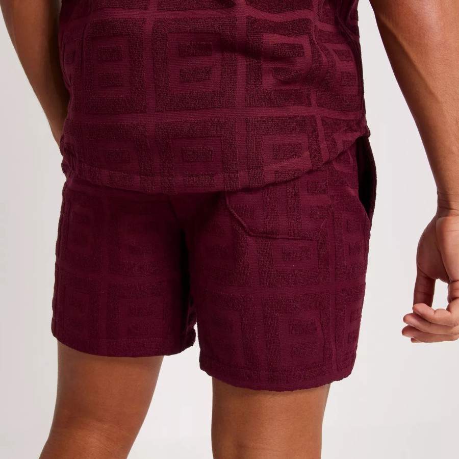 Toj OAS | Terry Shorts Burgundy