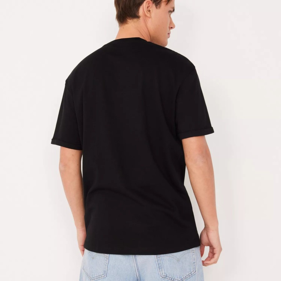 Toj Selected Homme | Slhlooseroald Ss O-Neck Tee W Black