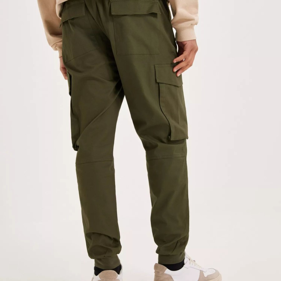 Toj The Couture Club | Box Logo Woven Cargo Pant Khaki