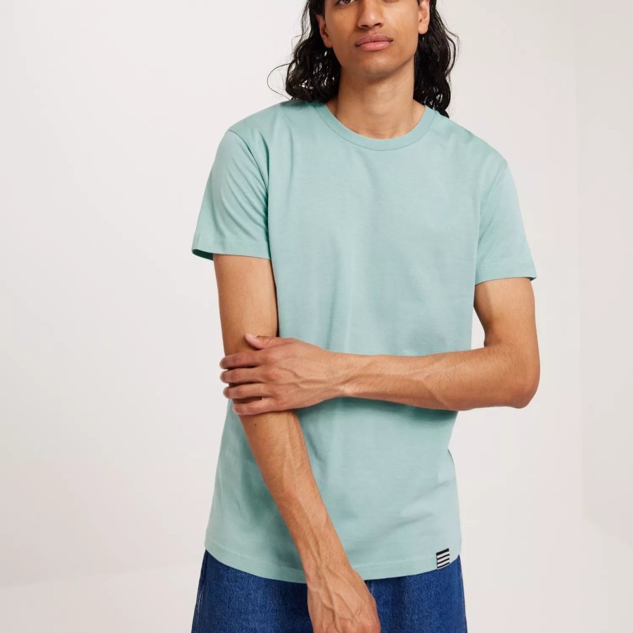 Toj Mads N酶rgaard | Organic Thor Tee Blue