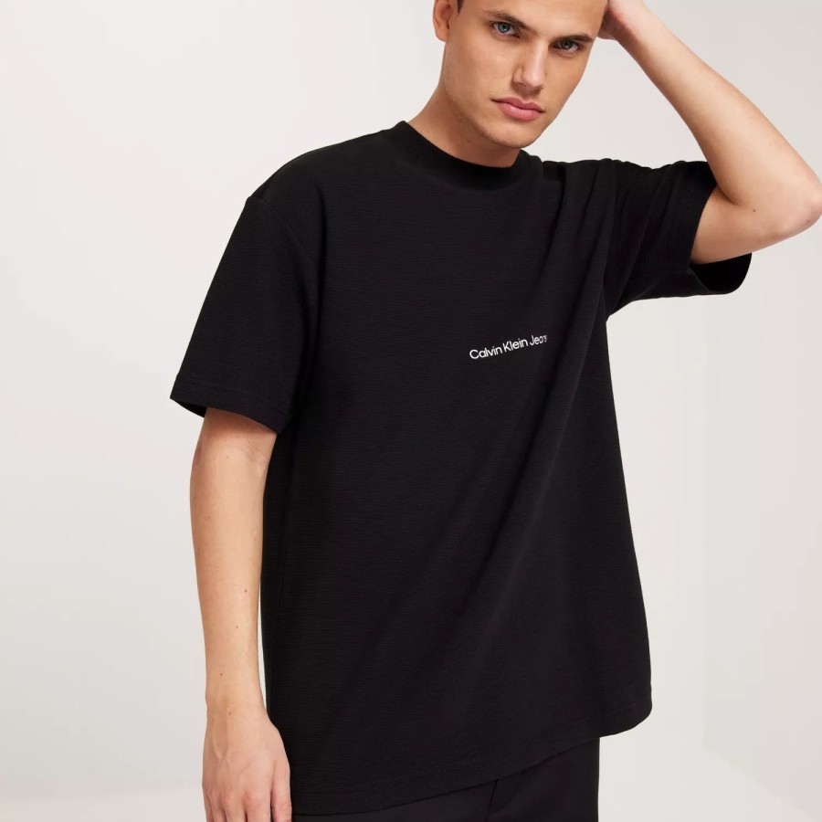 Toj Calvin Klein Jeans | Institutional Modern Ottoman Tee Ck Black