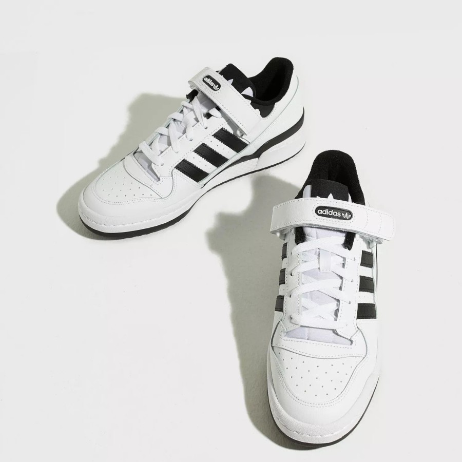 Sko Adidas Originals | Forum Low White/Black