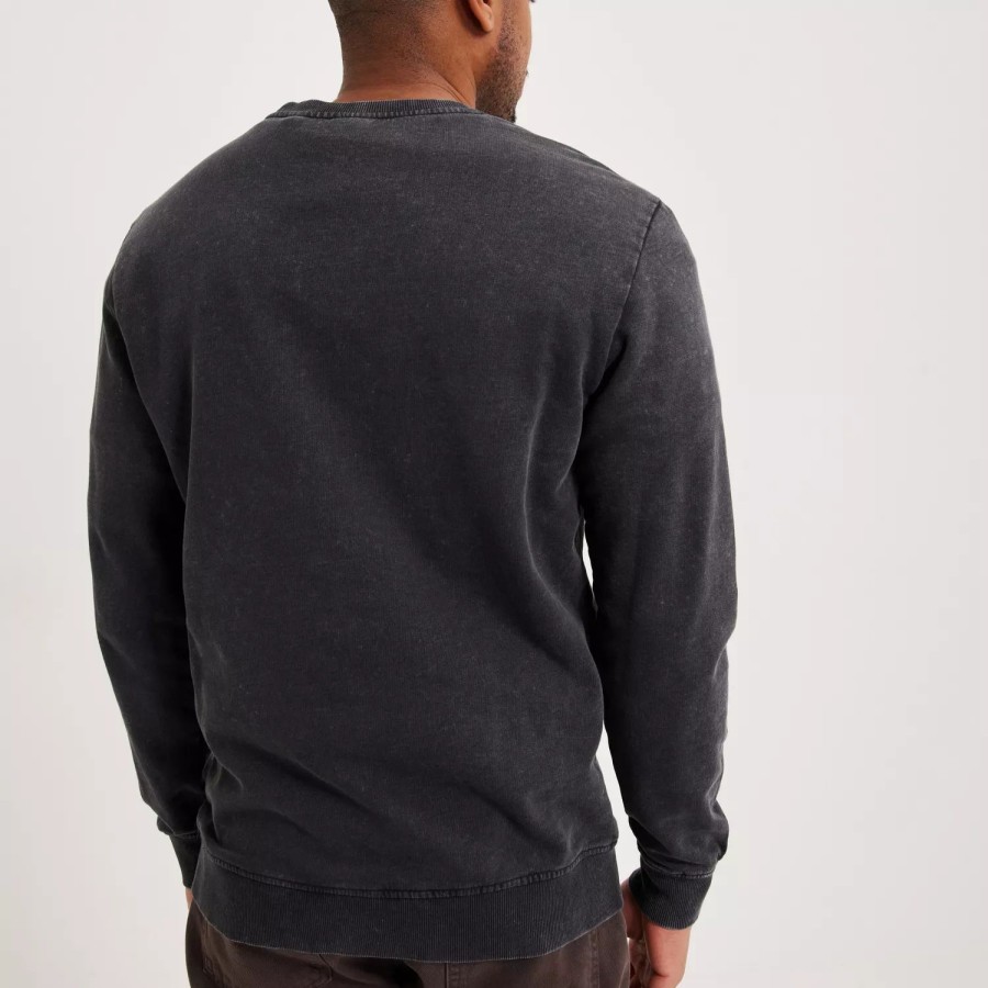 Toj Only & Sons | Onsron Reg Crewneck Sweat Bf Black