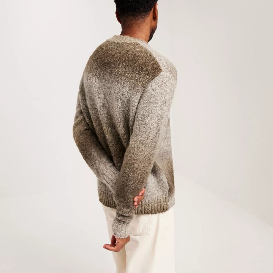 Toj Selected Homme | Slhgaard Relaxed Ls Knit Crew Neck Chinchilla Multi Color