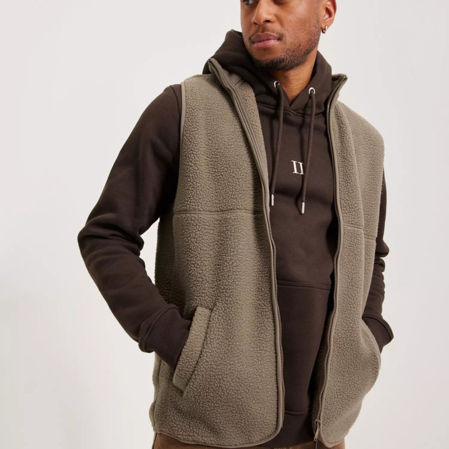 Toj Jack & Jones | Jprblubaker Fleece Vest Walnut Oversize Cropped Fit