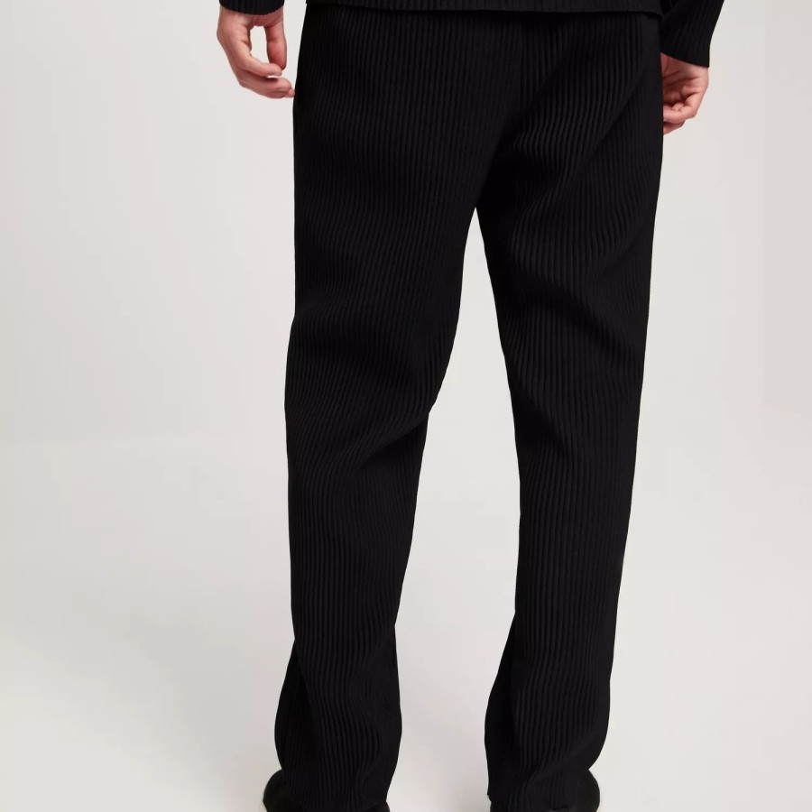 Toj Only & Sons | Onsace Tape Asher Pleated Pants Black