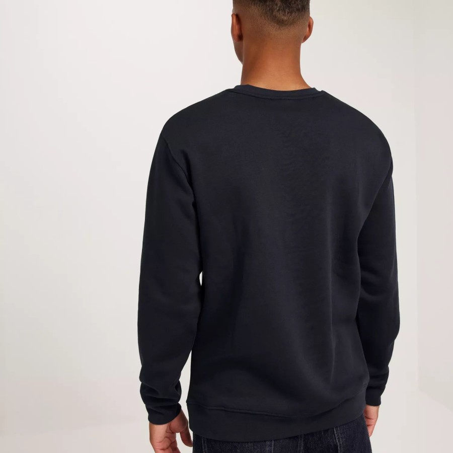 Toj Selected Homme | Slhhankie Logo Crew Neck Sweat Noos Sky Captain