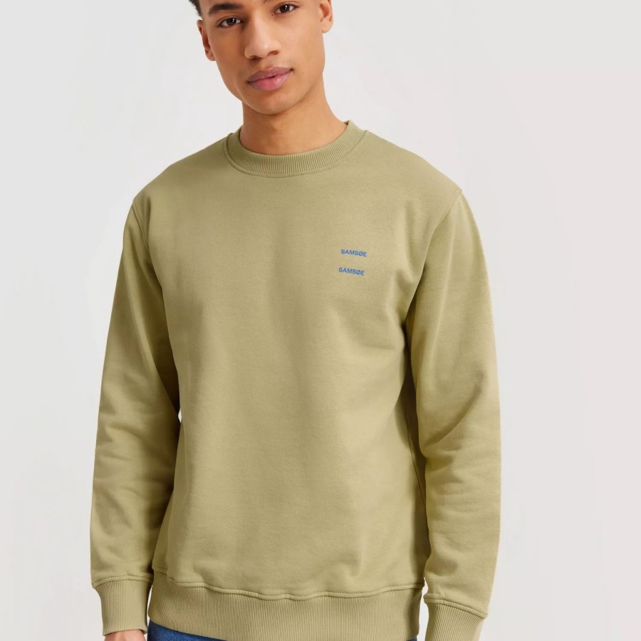 Toj Sams酶e Sams酶e | Joel Crew Neck 11414 Sage Green