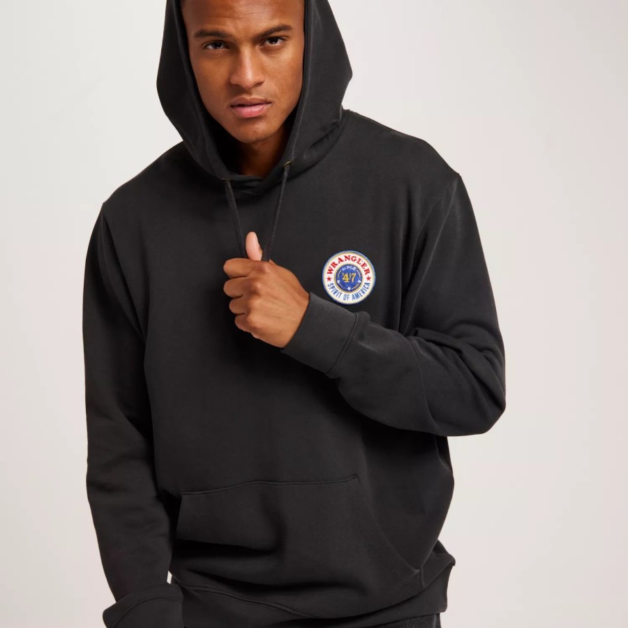 Toj Wrangler | Logo Hoodie Faded Black