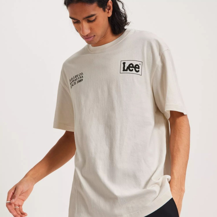 Toj Lee Jeans | Loose Logo Tee Ecru