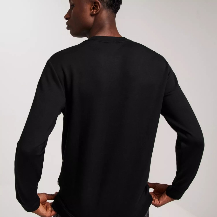 Toj Selected Homme | Slhemanuel Soft Crew Neck Sweat Noo Black