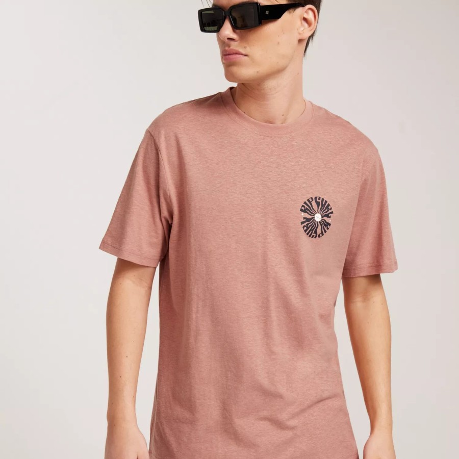 Toj Ripcurl | Swc Psyche Circles Tee Dusty Rose