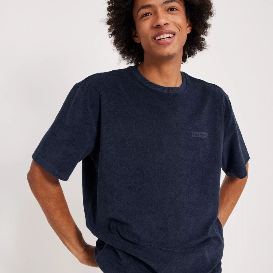 Toj Woodbird | Steen Towel Tee Navy