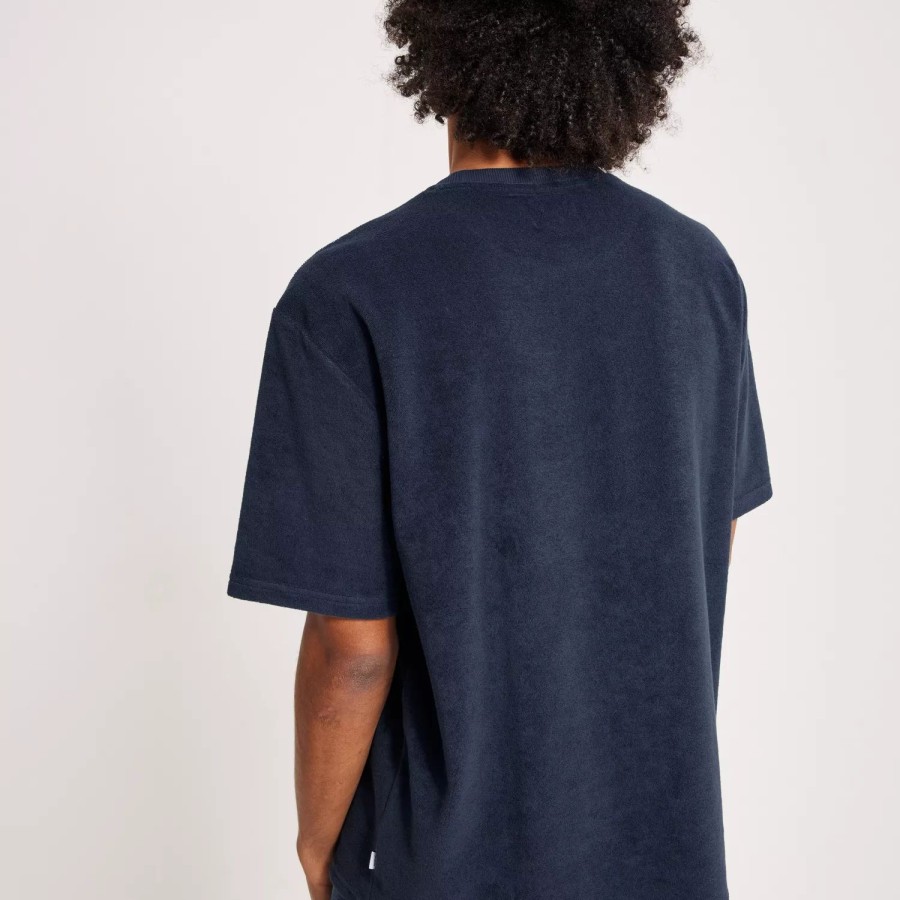 Toj Woodbird | Steen Towel Tee Navy