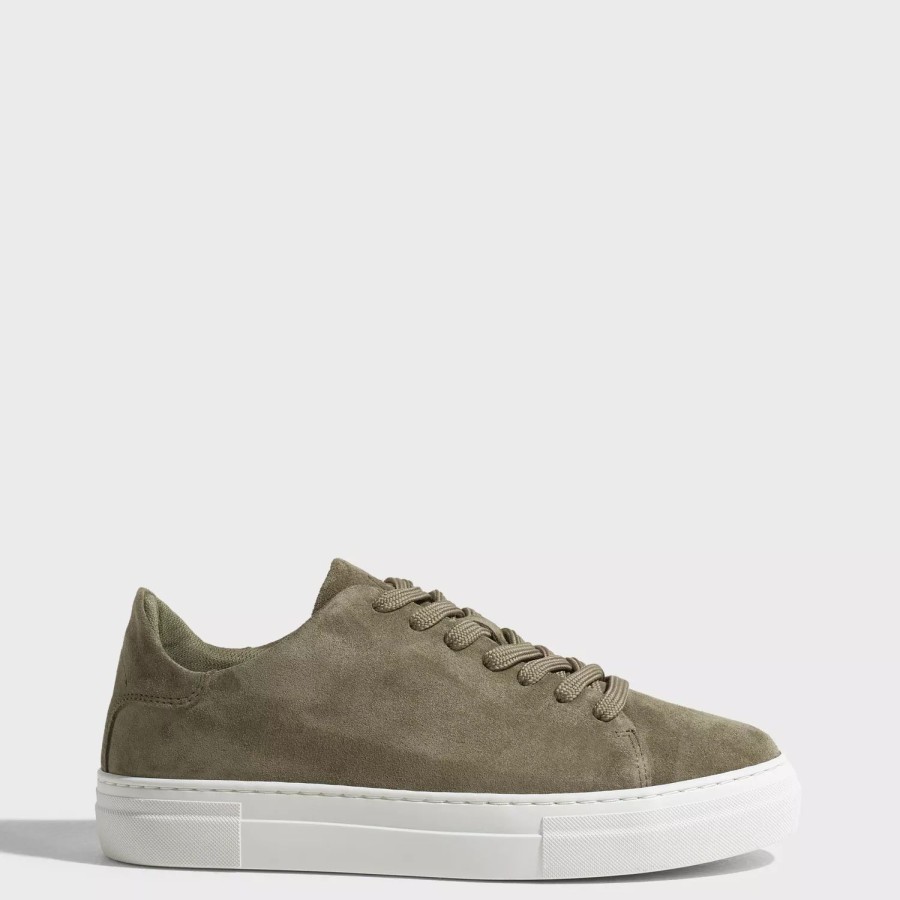 Sko Selected Homme | Slhdavid Chunky Suede Sneaker Noos Grape Leaf