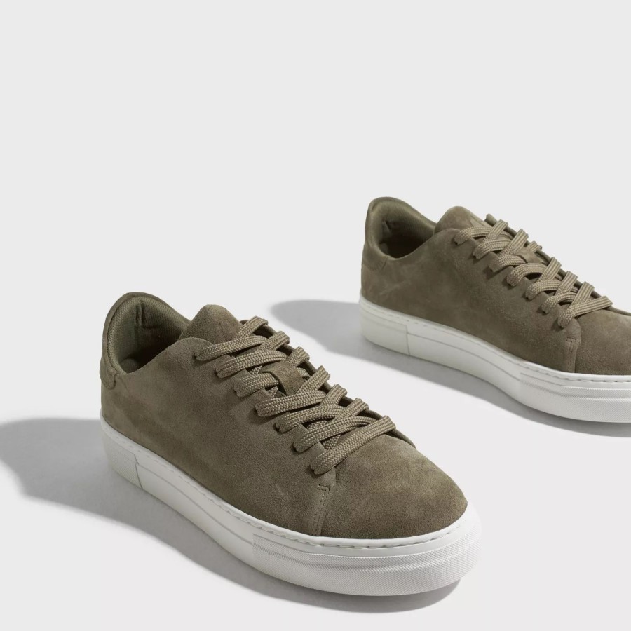 Sko Selected Homme | Slhdavid Chunky Suede Sneaker Noos Grape Leaf