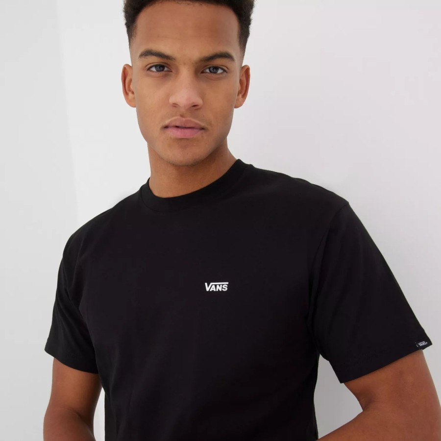 Toj VANS | Left Chest Logo Tee Black/White