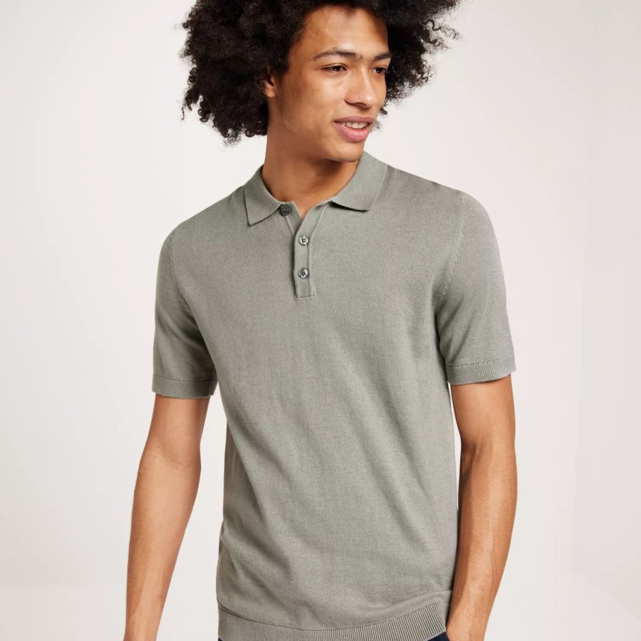 Toj Jack & Jones | Jpremil Knit Polo S/S Sn Wrought Iron