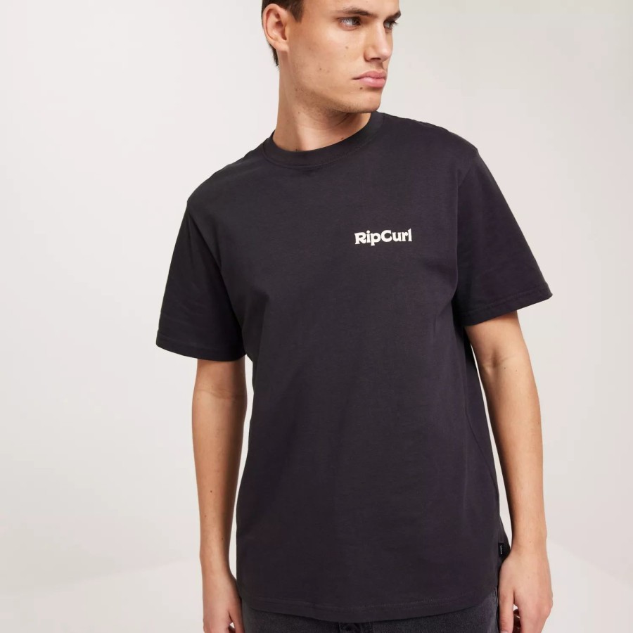 Toj Ripcurl | Blazed And Tubed Tee Black