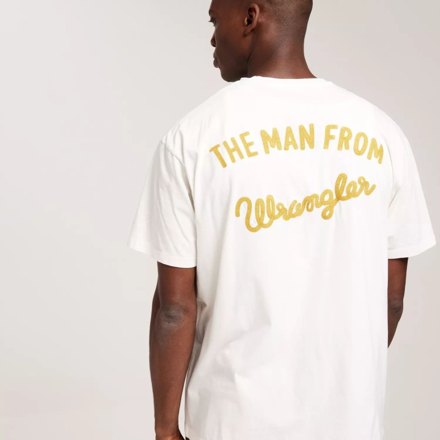 Toj Wrangler | Slogan Tee Worn White