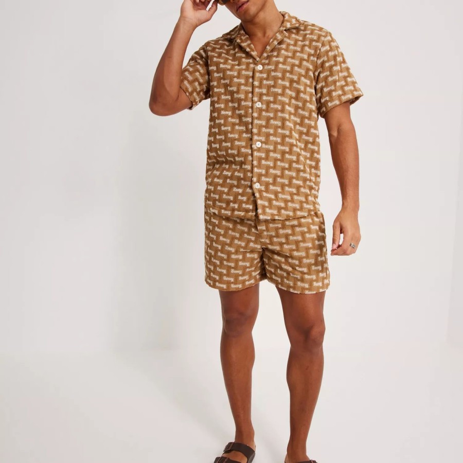 Toj OAS | Terry Shorts Camel