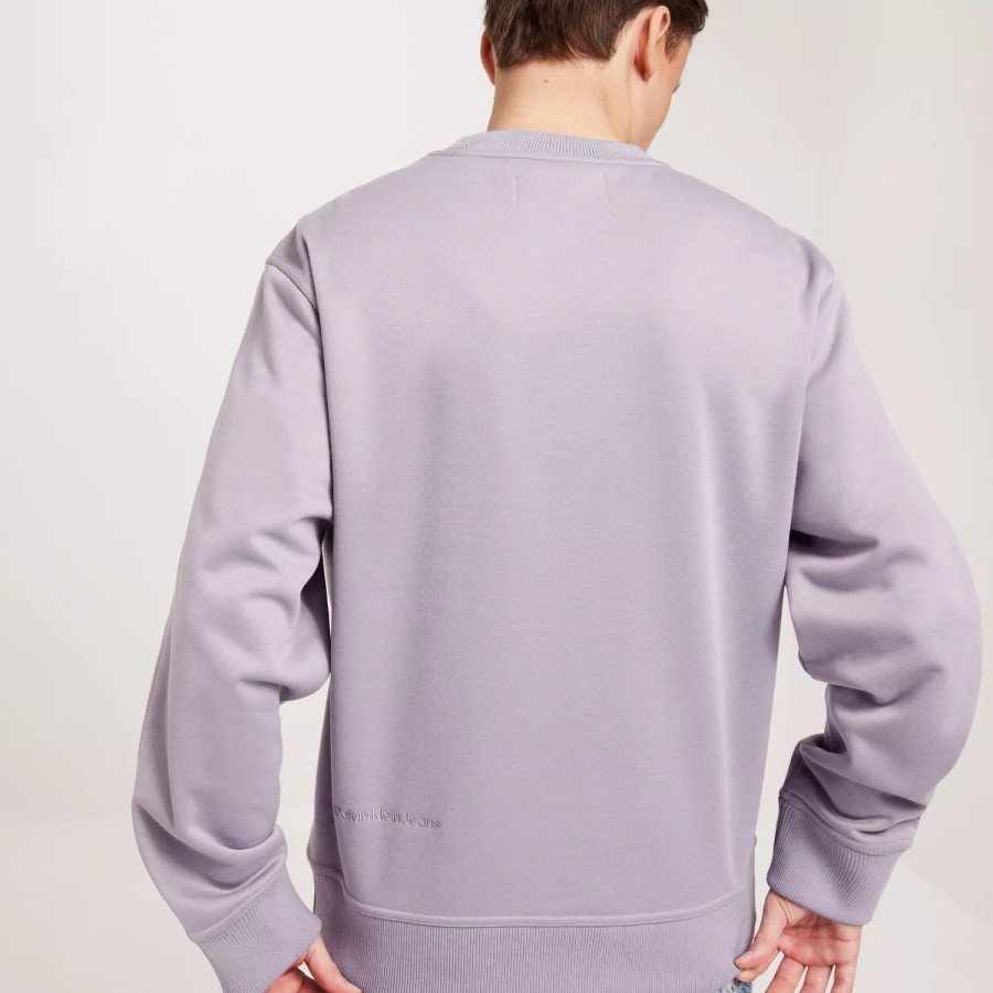 Toj Calvin Klein Jeans | Ck Chenille Crew Neck Lavender Aura