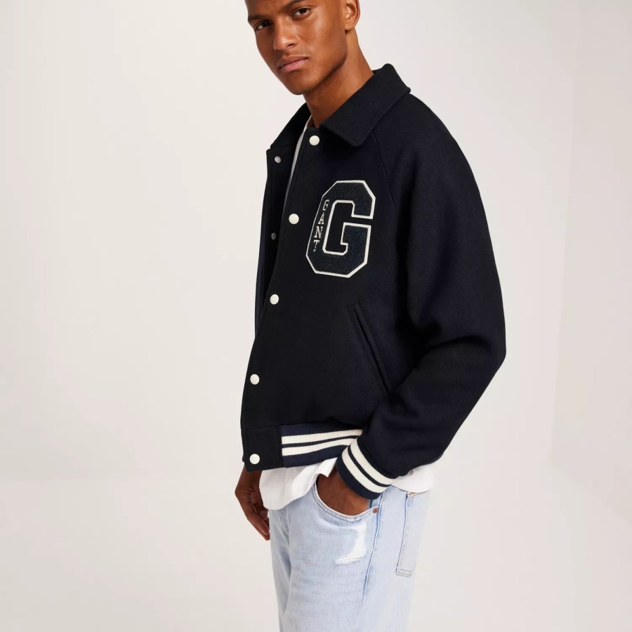 Toj Gant | Gant Wool Varsity Jacket Blue