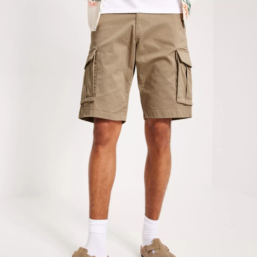 Toj Gant | Relaxed Twill Cargo Shorts Dark Khaki